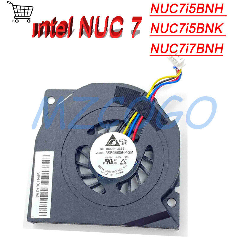 For Intel Nuc 7 Nuc7i5bnh Nuc7i5bnk Nuc7i7bnh Mini Pc Cpu Cooling Fan Dc5v 4-pin