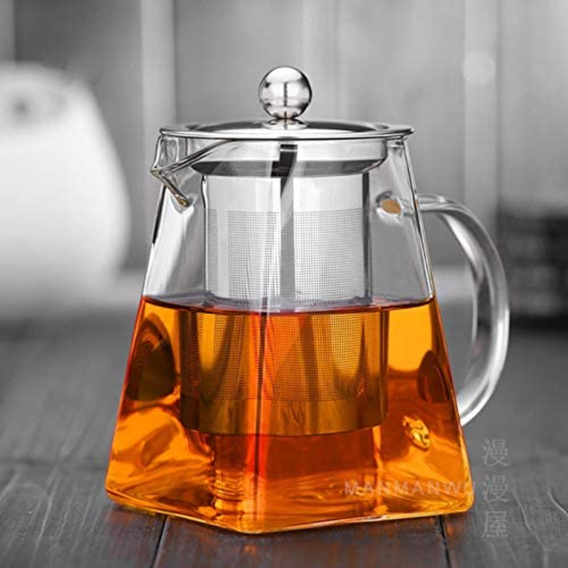 Tea Kettle Stainless Steel Infuser Blooming Loose Tea