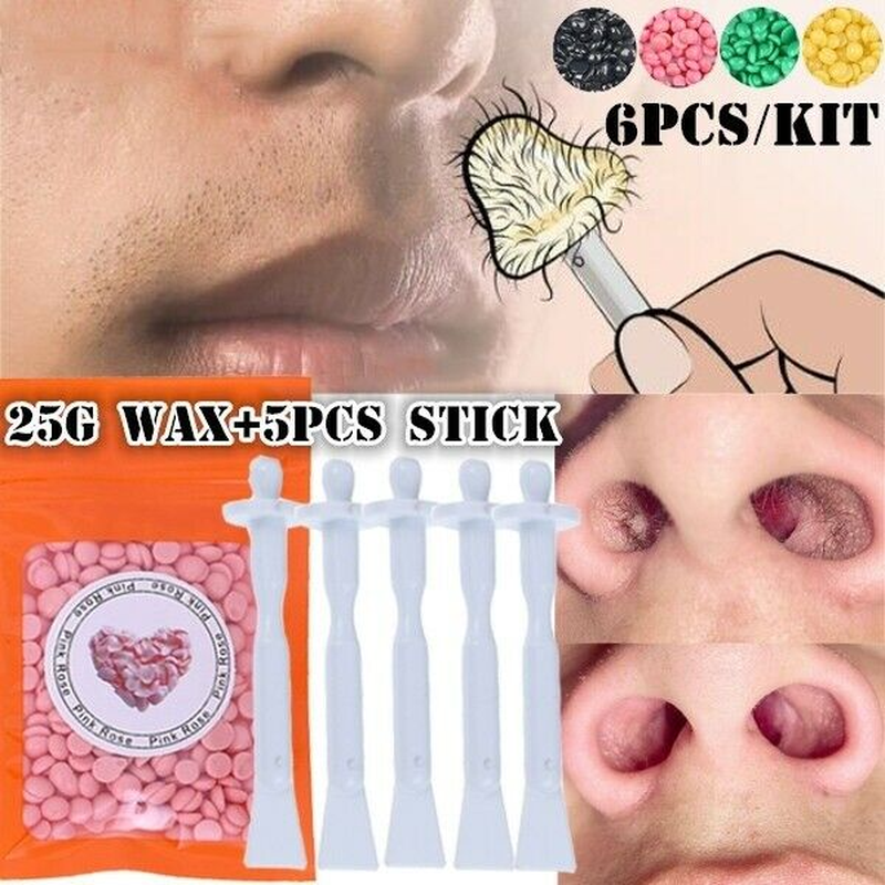 Portable Nose Hair Removal Wax Stick Kit Pro Nasal Hair Trimmer