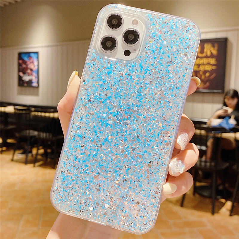 Glitter Case For iPhone 6 6S 7 8 Plus 11 12 13 14 Pro X XR X