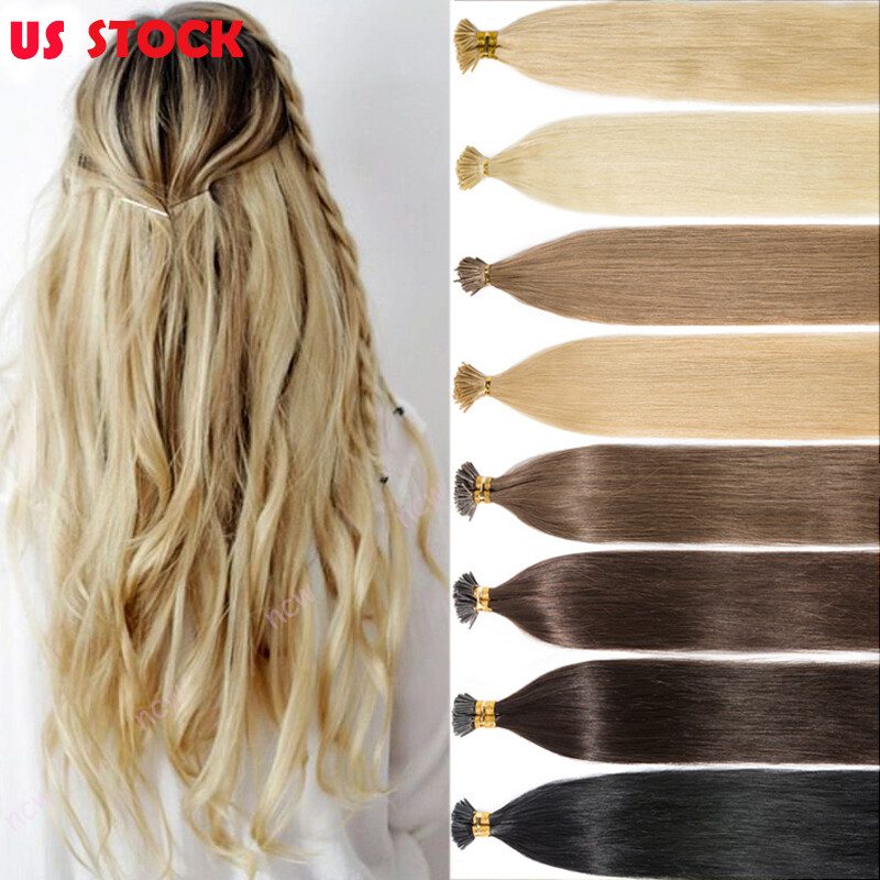 Aaa Pre Bonded Micro Ring Stick I Tip Hair 100 Human Hair