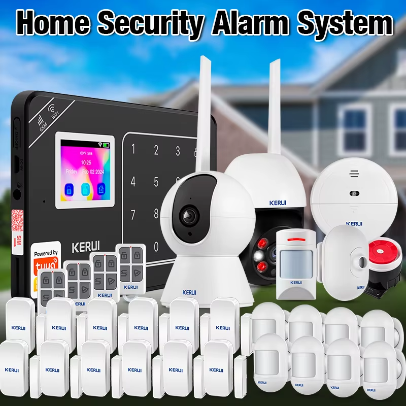 433MHZ Home Security Alarm W181 WiFi GSM Alarm System Kit Tuya Smart Home Burgla
