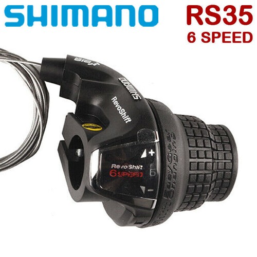 Shimano RevoShift RS35 Twist Grip Shifter 3 6 7 Speed MTB Bike Shifters