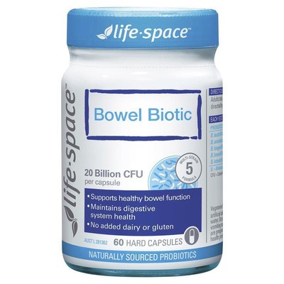 * Life Space Bowel Biotic 60 Capsules 