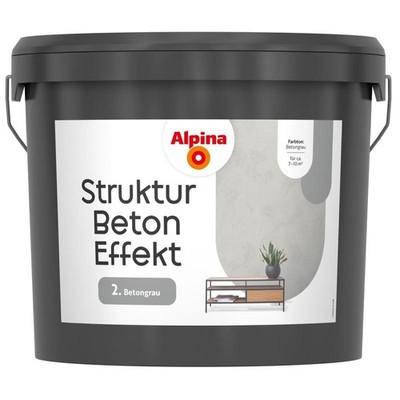 Alpina Effektfarbe Strukturbeton Effekt Finish 20 kg