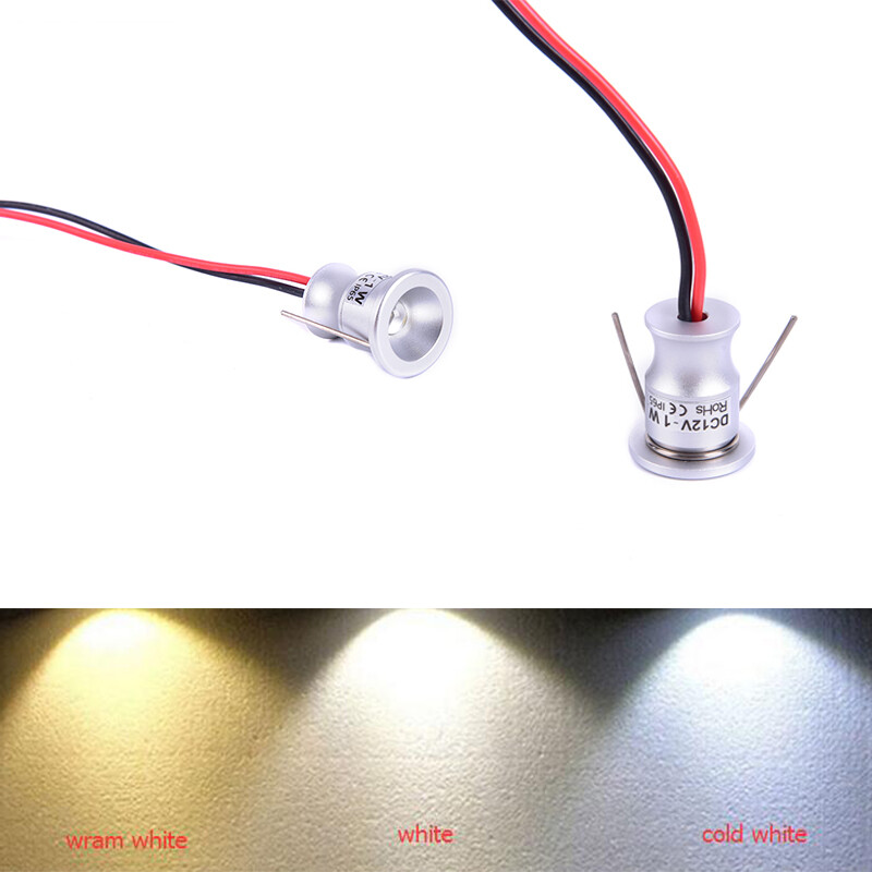 Led Spotlight Cabinet Mini Recessed Down Light Cupboard Showcase Display Ligh-qe