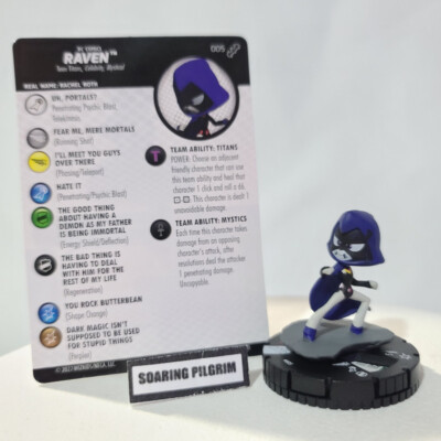DC Heroclix RAVEN - 005 - COMMON Batman Team-Up #5