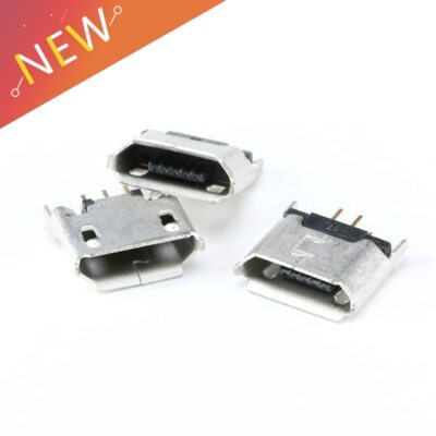 20pcs Vertical Mini USB 5pin Female Seat Jack 5P Direct Plug-in USB Connector
