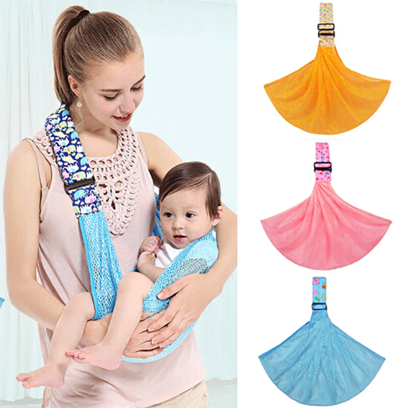 NewbornBaby Sling Carrier Ring Wrap Breathable Soft Nursing Pouch Front  Infa_AW