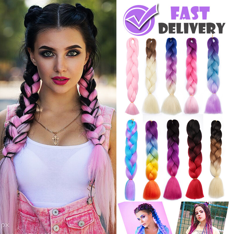 Ed Rave Party Braids Ombre Us