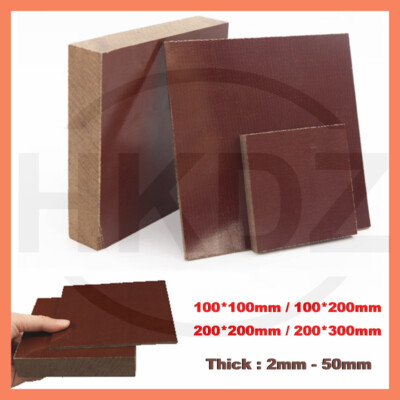Bakelite Phenolic Resin Sheet Plate CNC Insulation Electrical Board 2-50mm Thick