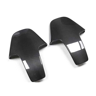 Carbon Fiber Add-on Seat Backrest Cover Trim for BMW M3 M4 G80 G82 G83 2021-2023