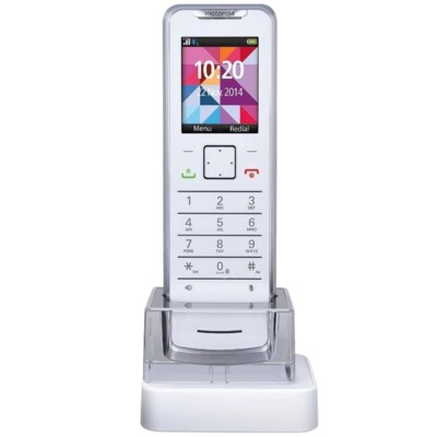 Motorola IT.6.1.H DECT-Mobilteil weiß, Digitales Schnurlostelefon