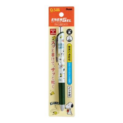 Peanuts Snoopy Gel Ink Ballpoint Pen Energel Sanrio x Pentel 2023 NEW