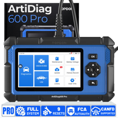 2025 TOPDON AD600S+ PRO (AD600S V2.0) Vehicle All System Scanner Diagnostic Tool