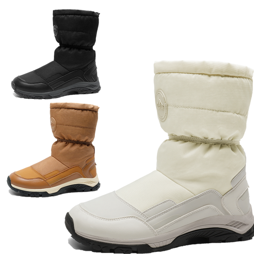 Winter Ski Snow Boots Faux Fur Lined Insulated Waterproof Sl
