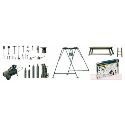ITALERI IT0419 FIELD TOOL SHOP KIT 1:35 MODELLINO MODEL compatibile con