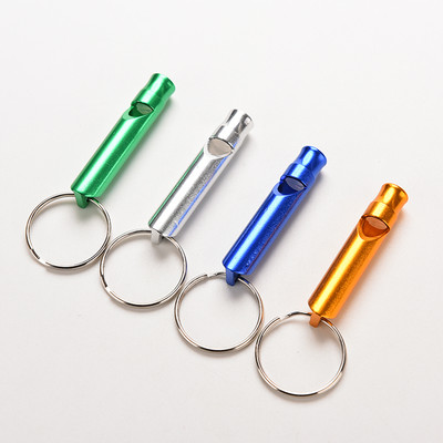 5/10X Survival Whistle Emergency Alert Whistle with Key Chain Hiking Camping -ca