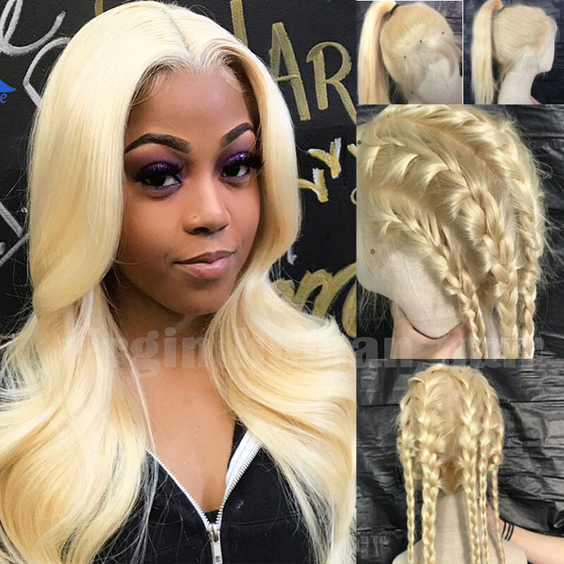 100 Real Remy Human Hair Lace Front Wig Full Lace Wigs Natural