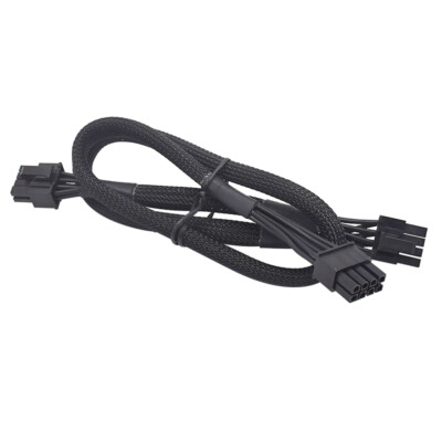 For EVGA 650 BQ 80+ BRONZE 650W 8Pin To Dual 8Pin (6+2 ) PCIe VGA Power Cable 