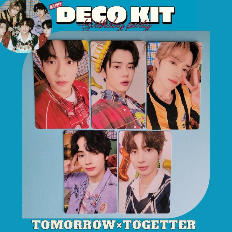 TOMORROW X TOGETHER 2023 DECO KIT Photo card TXT Photocard