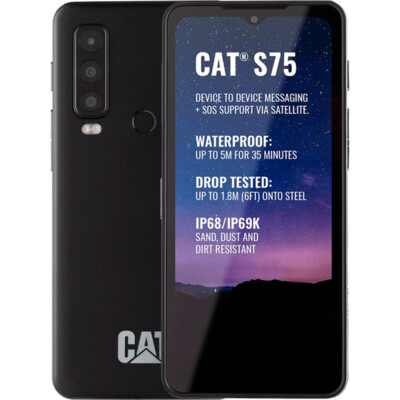 Smartphone Caterpillar Cat S75 5G 6/128GB Negro Libre