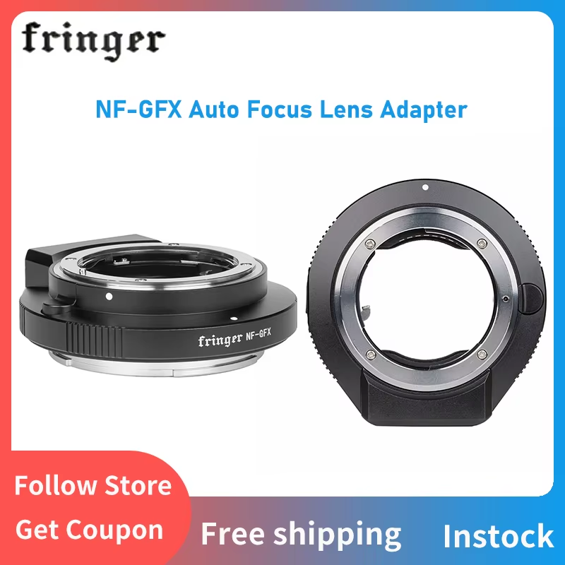 Fringer NF-GFX (FR-NFTG1) Camera Lens Mount Adapter Auto Focus For Nikon F Mount
