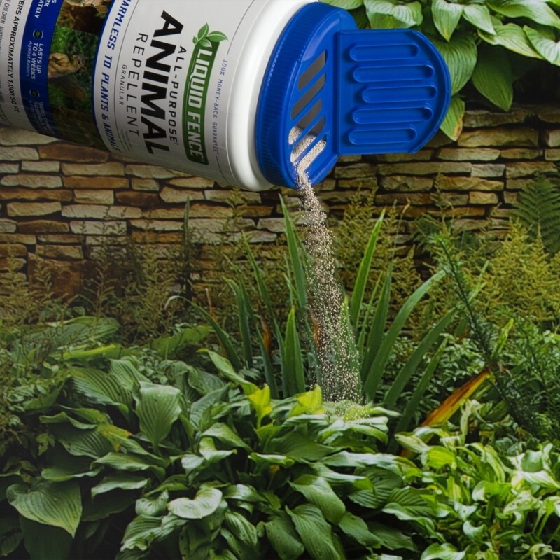 (2) Liquid Fence #HG-65006 Plant Safe Animal Repellent Granules 2lbs ~ New