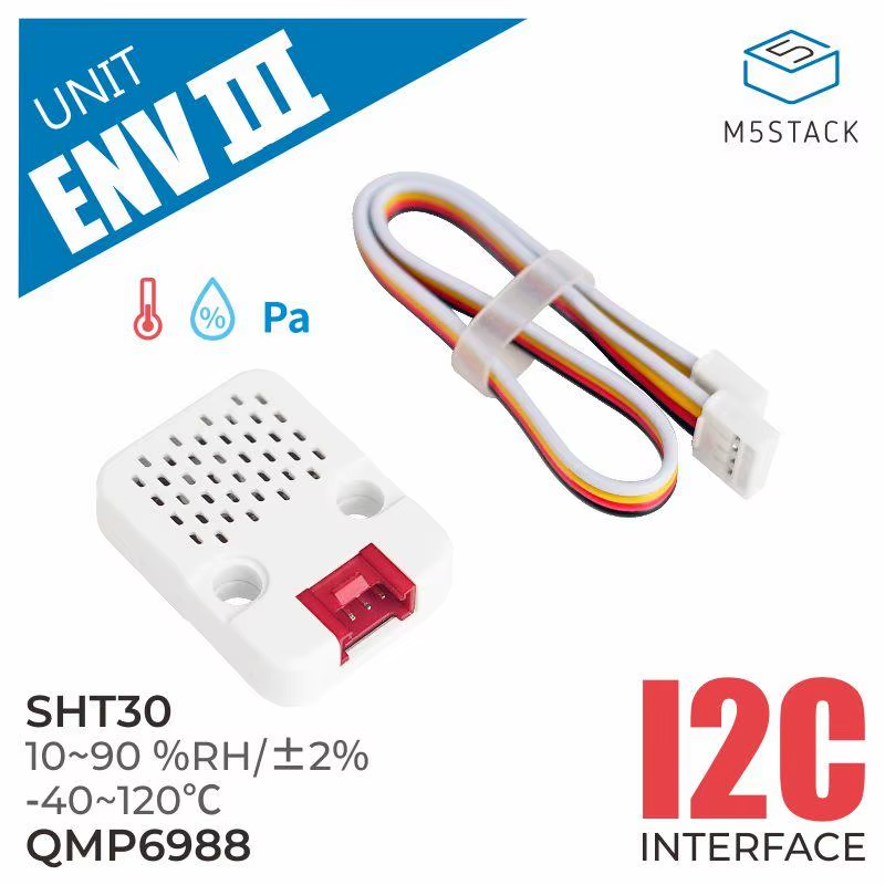 Official ENV III Unit with Temperature Humidity Air Pressure Sensor (SHT30+QMP69