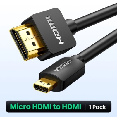 UGREEN Micro HDMI-Compatible Cable HD 8K/60Hz For GoPro Raspberry Pi Sony Nikon