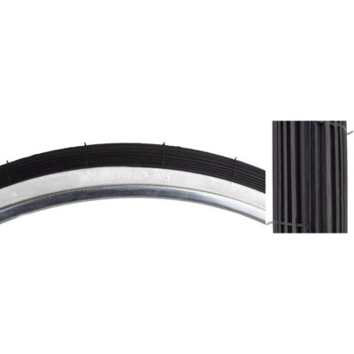 Kenda K23 26 x 1-3/8 x 1-1/4'' Bike Tire ISO 37-597 Schwinn S6 Black Gum or White