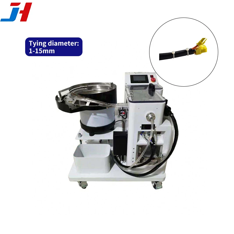 JH-T100H Handheld Automatic Nylon Cable Tie Gun 1pc/s Fast Tying for 100mm Ties,