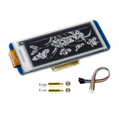 250x122 E-Paper Module for RPi 4B/3B+/3B/2B SPI Interfaces 250x122 Display