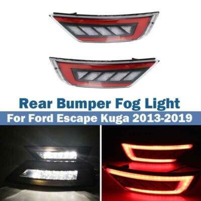 For Ford Escape Kuga 13~19 Rear Bumper Fog Light Reversing lights Left/Right Set