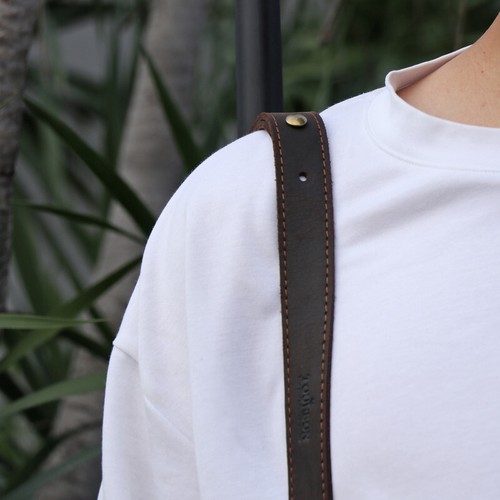 Tourbon Buffalo Leather Rifle Sling Shotgun Strap+Metal Swivels Set Shooting USA