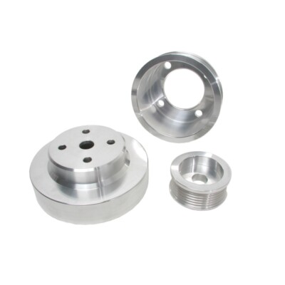 BBK Underdrive Pulley Kit-Lightweight CNC Billet Aluminum for 86-93 Mustang 5.0