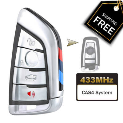 Modified Smart Remote key Fob 433MHz PCF7953 for BMW F Series CAS4+/ FEM 2010-17