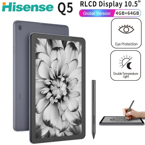 Hisense Q5 Android10 10.5インチ  RLCDタブレット Hisense Q5 10.5 Inch Ink RLCD Screen Reader Tablet 4G LTE