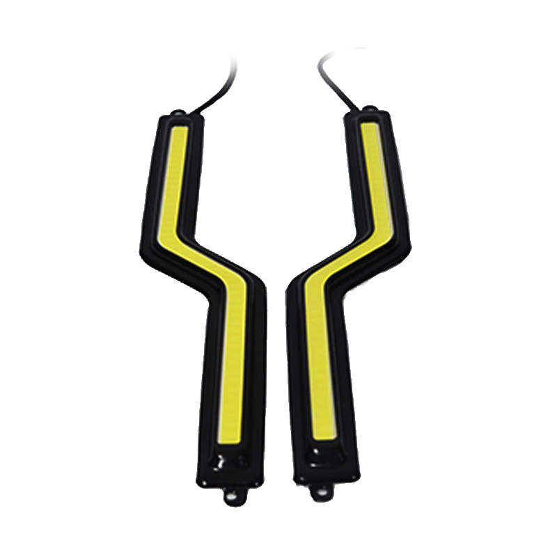 Set 2 Mini Striscie Led Luci Sottili Forma di Z 6W per Auto Barca Camper hsb