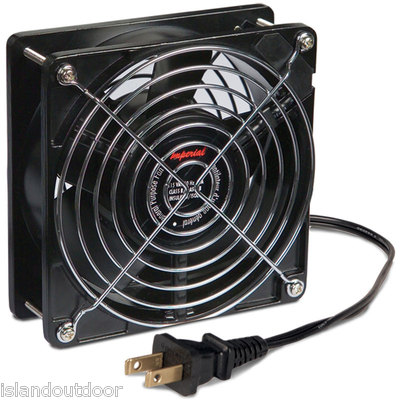 Room To Room Air Circulating Fan - Doorway Thru Wall Pellet Stove Corn Furnace