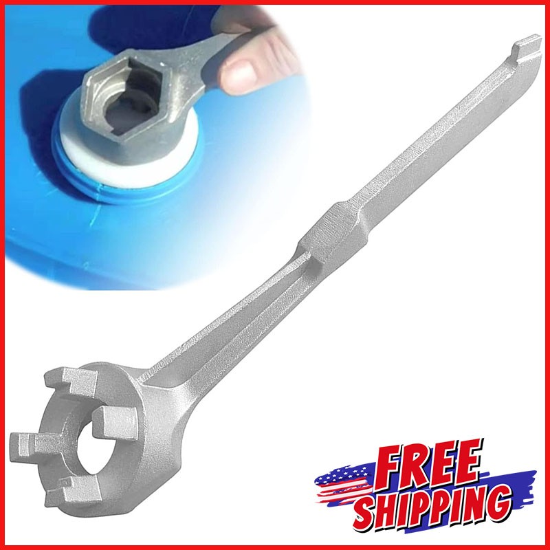 ALUMINUM DRUM BUNG WRENCH Lightweight Barrel Opener Tool 10/15/20/30/55 Gallon