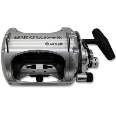 OKUMA MAKAIRA 130 SEA CONVENTIONAL REEL 2.2:1 & 1.2:1 MK-130IISEA-Silver