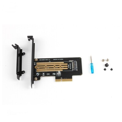 M.2 NVME to Desktop PCIe x4 x8 x16 NVMe SATA SSD PCI Express Adapter Card