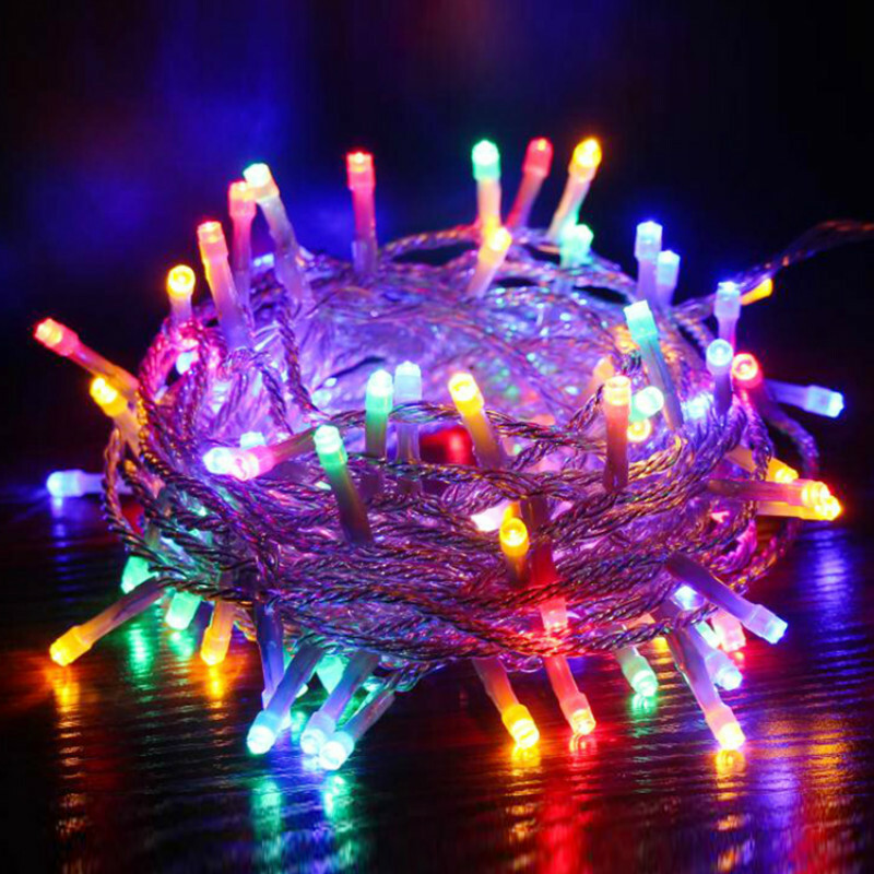 30M LED Strip Mains Plug In String Lights Fairy Curtain Indoor/Outdoor Wedding