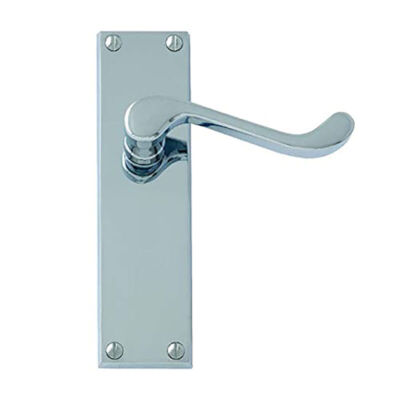 UAP Internal Door Handle - Victorian Heavy Scroll - Lever on Backplate - Latch