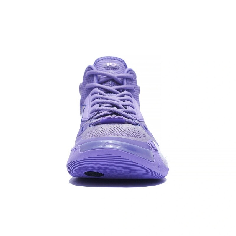 Pre-owned Li-ning Li Ning Way Of Wade 10- Lavender Men's Mid Top Basketball Shoes Abas115-5 In Purple