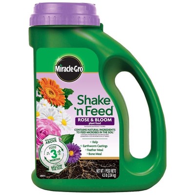 Miracle-Gro Shake 'n Feed Rose & Bloom Plant Food Feeds Up To 3 Months 4.5lbs