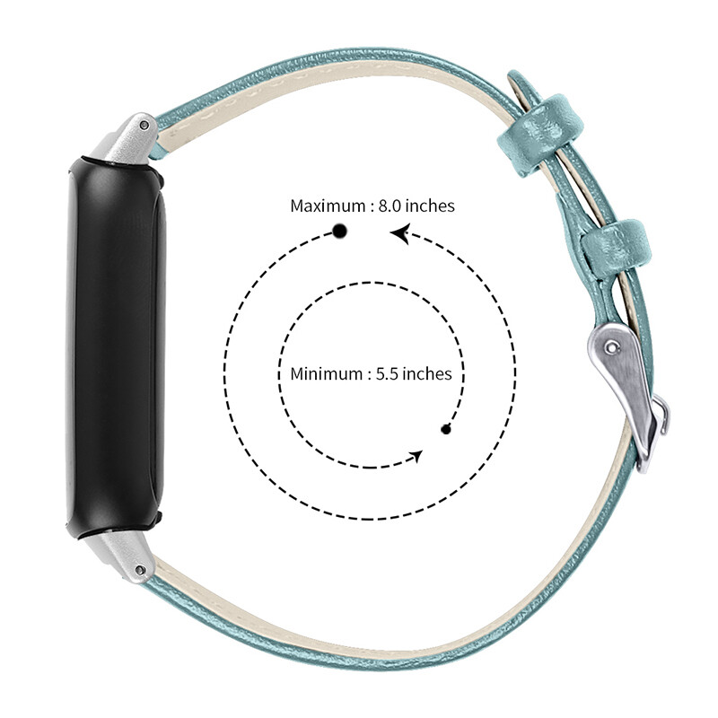 For Fitbit Inspire 3 Slim Genuine Leather Wristband Band Replacement Strap