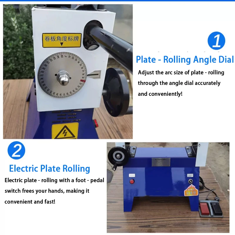 Metal Processing Bending Tool Electric Steel Plate Roller - Desktop Round Tube S