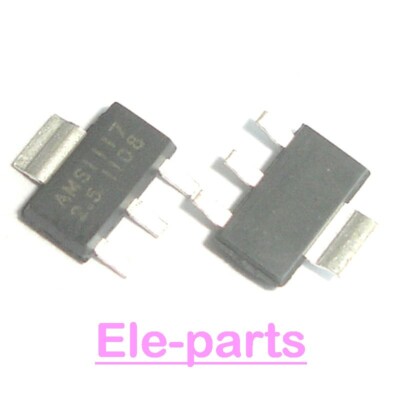 100 PCS AMS1117-2.5 SOT-223 AMS1117 LM1117 1A 2.5V Voltage Regulator Transistor